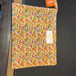 Tory Burch summer wristlet/ make up pouch